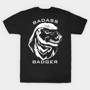 Badass Honey Badger T Shirt T-Shirt